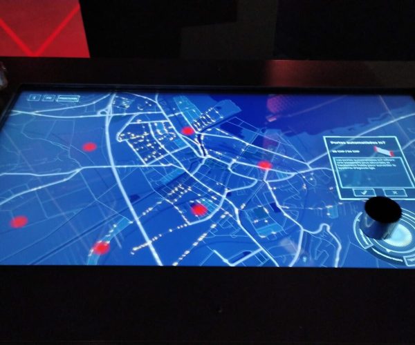 interactive touchscreen exhibit