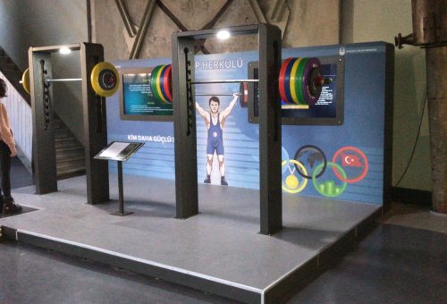 weight lifting exhibit