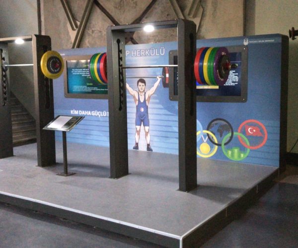 weight lifting exhibit