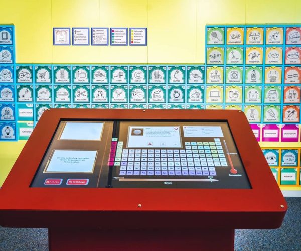 Periodic table exhibit