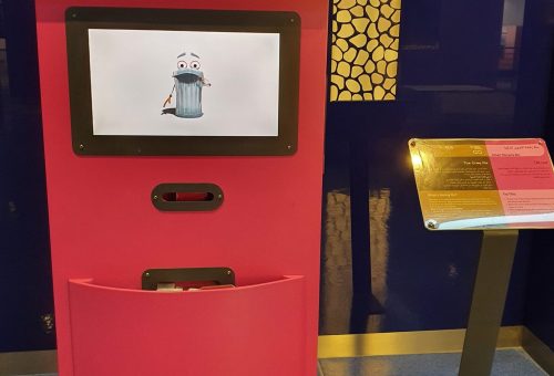 smart recycling bin