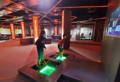 interactive energy floor exhibit