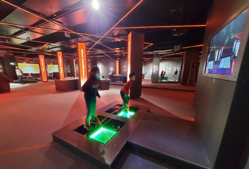 dance floor exhibit