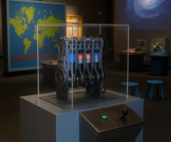 interactive engine exhibit