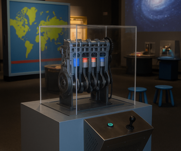 interactive engine exhibit