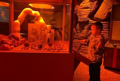 mars robot exhibit