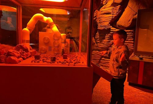 mars robot exhibit