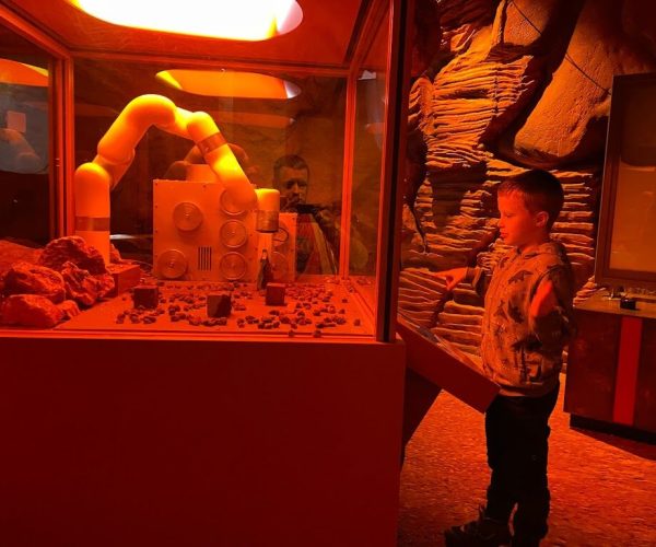mars robot exhibit