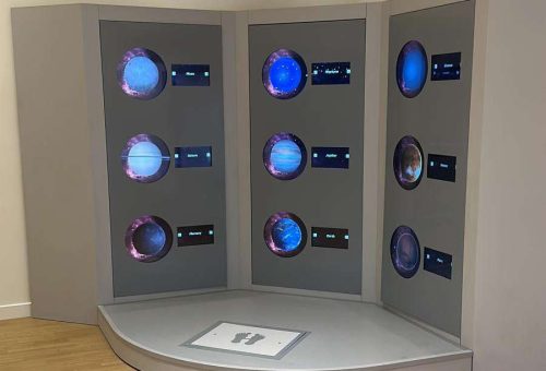 solar system scale exhibit