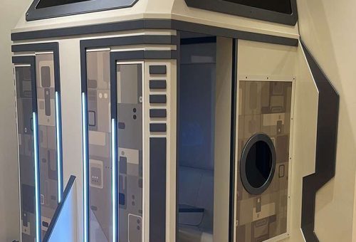 spaceship exhibit