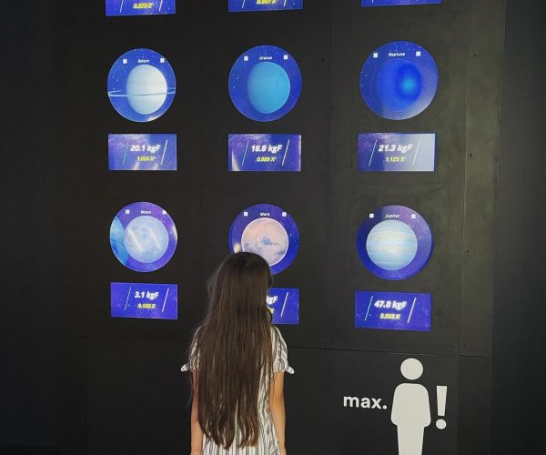 solar weight scale exhibit
